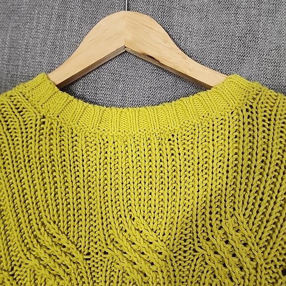 Vans Womens Yellow Knit Long Sleeve Fashion Sweater NWT Size Small - Picture 15 of 16